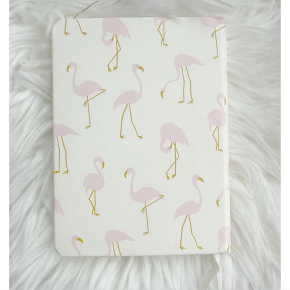 GIFT 🎁 READY Small Notebook With Flamingo Pattern - Picture 2 of 5